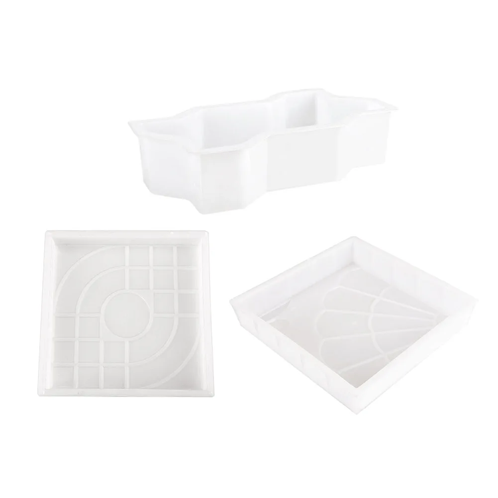 Garden Pavement Mold DIY Manually Propylene Paving Cement Concrete Mould