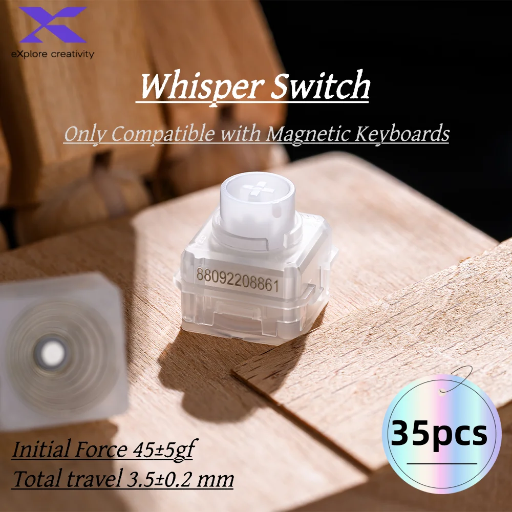 XVX Whisper HE/EC 2-in-1 마그네틱 무소음 스위치(마그네틱 키보드에만 호환 가능)