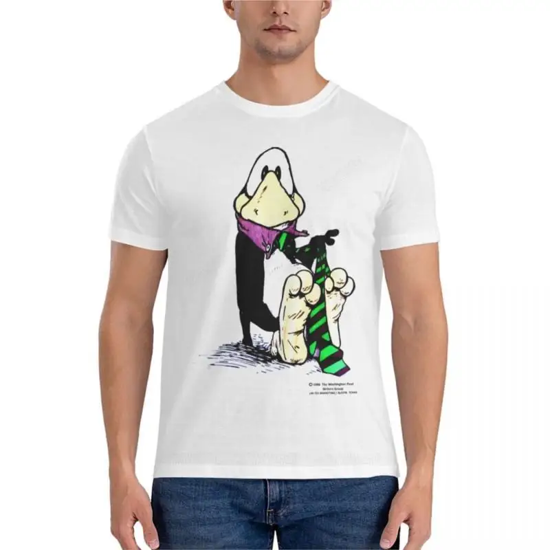 

Мужские футболки, хлопковая Футболка teeshirt 1986 Bloom County Opus Sz, графическая футболка, мужские рубашки для тренировок, футболка
