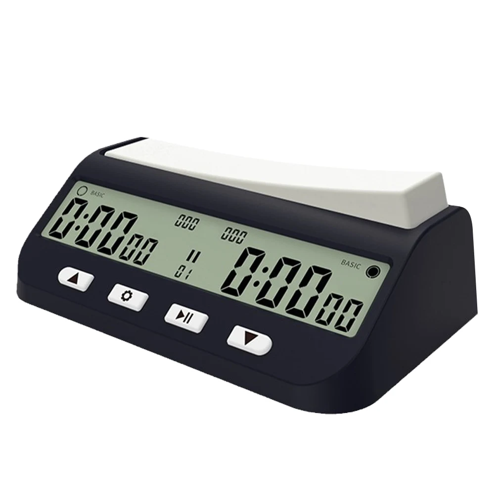 Chess Clock with Basic Delay and Positive Time Features Competition Game Stopwatch for Chess Game I-GO and Chinese
