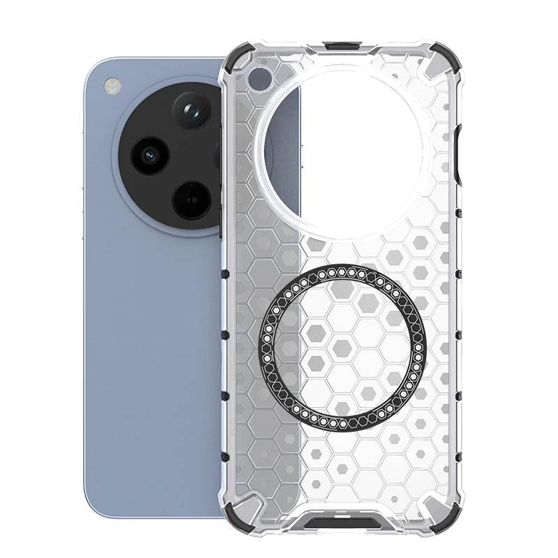 Enhanced Magnetic Ring Phone Case with Lens Protection and Shockproof Coverage