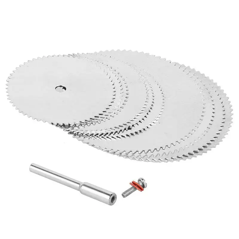 

11-PCS Stainless Steel Saw Blade 22/25/32mm High-Speed Grinding Cutting Disc Set High-Speed Power Rotary Tools Set For Wood Soft