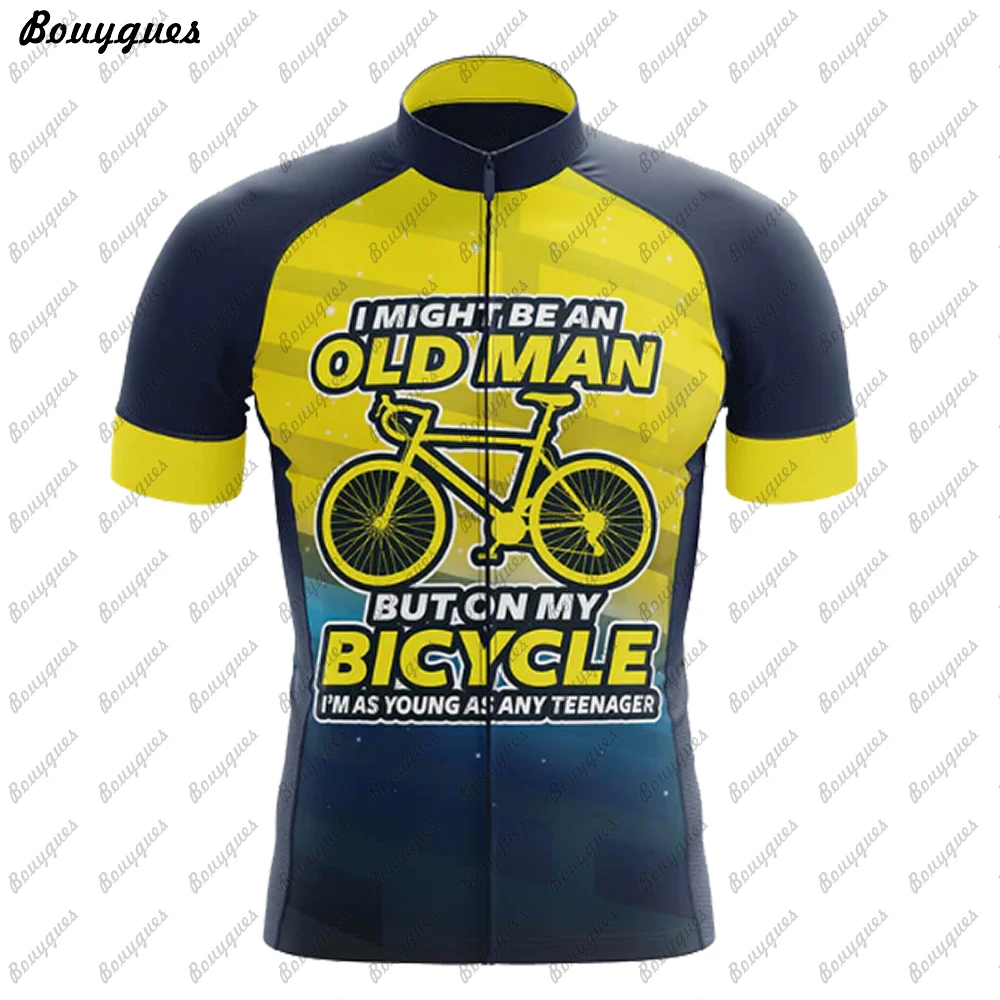 thumbnail image 1 of 2023 NUEVO Maillot de ciclismo para hombre mayor, maillot de ciclismo de montaña, maillot de descenso, ropa de ciclismo de montaña Tricota de equipo profesional de alta calidad, 1 of 5