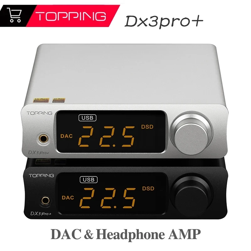 Topping Dx3 Pro Plus Decoder Musicale Audio Digitale Usb Dac Amplificatore Per Cuffie Bilanciato Hifi Es9038Q2M Bluetooth Ldac Dsd Dx3Pro +