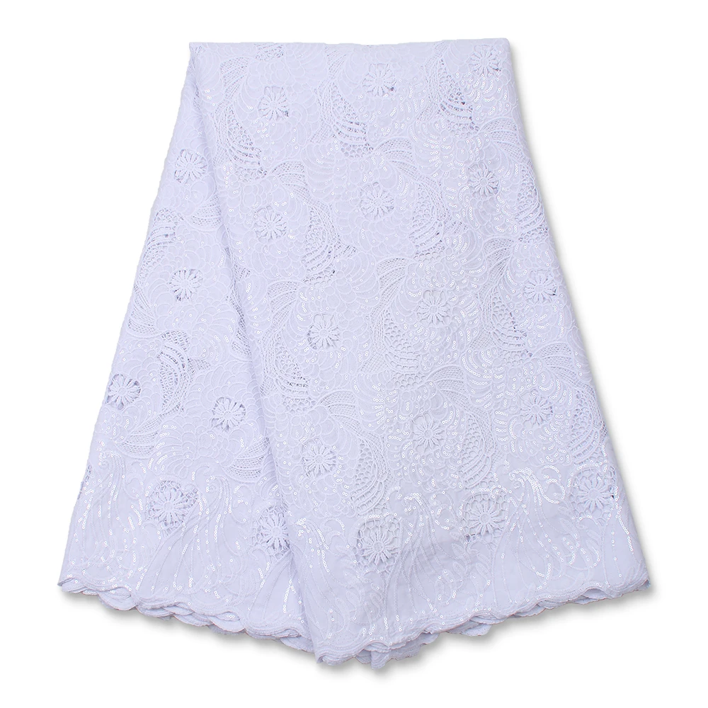 African Sequins Lace Fabric 2024 High quality Milk Silk Lace French Nigerian Embroidery Net Fabrics For Wedding Dress Sewing