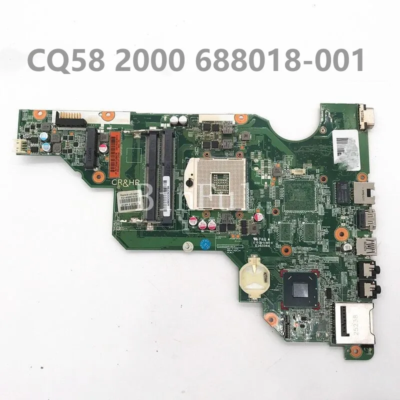 688018-001 688018-501 688018-601 High Quality Mainboard For HP CQ58 2000 2000-2204TU Laptop Motherboard 100% Fully Tested OK for hp pavilion 15 15 n 15t n series 732086 501 732086 001 732086 601 da0u83mb6e0 i5 4200u laptop motherboard mainboard tested