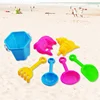 7PCS Summer Beach Toys for Kids Sand Set Beach Game Toy for Children Beach Buckets Shovels Sand Gadgets Water Play Tools 2