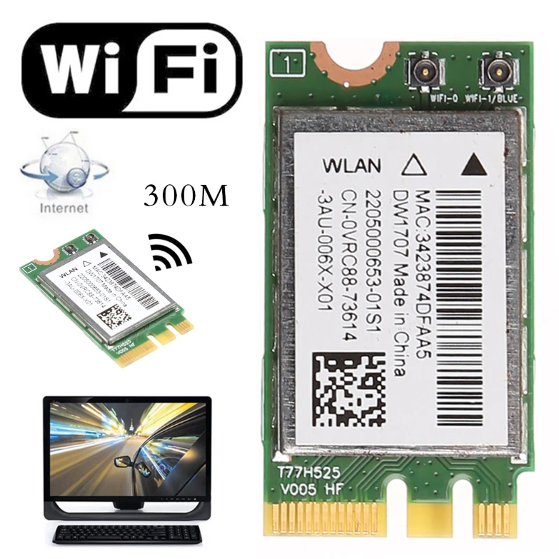 300M   ȣȯ NGFF  ī, Dell DW1707 VRC88  