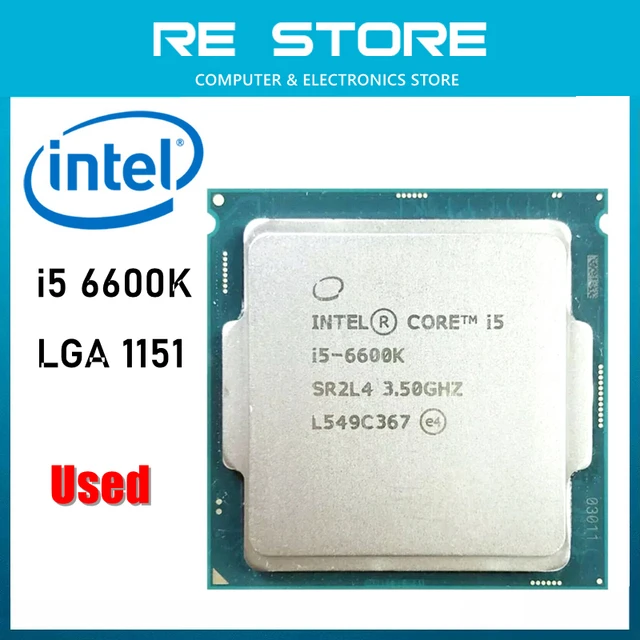 Intel Core I5 6600k 3.5ghz Quad-core Quad-thread Cpu Processor
