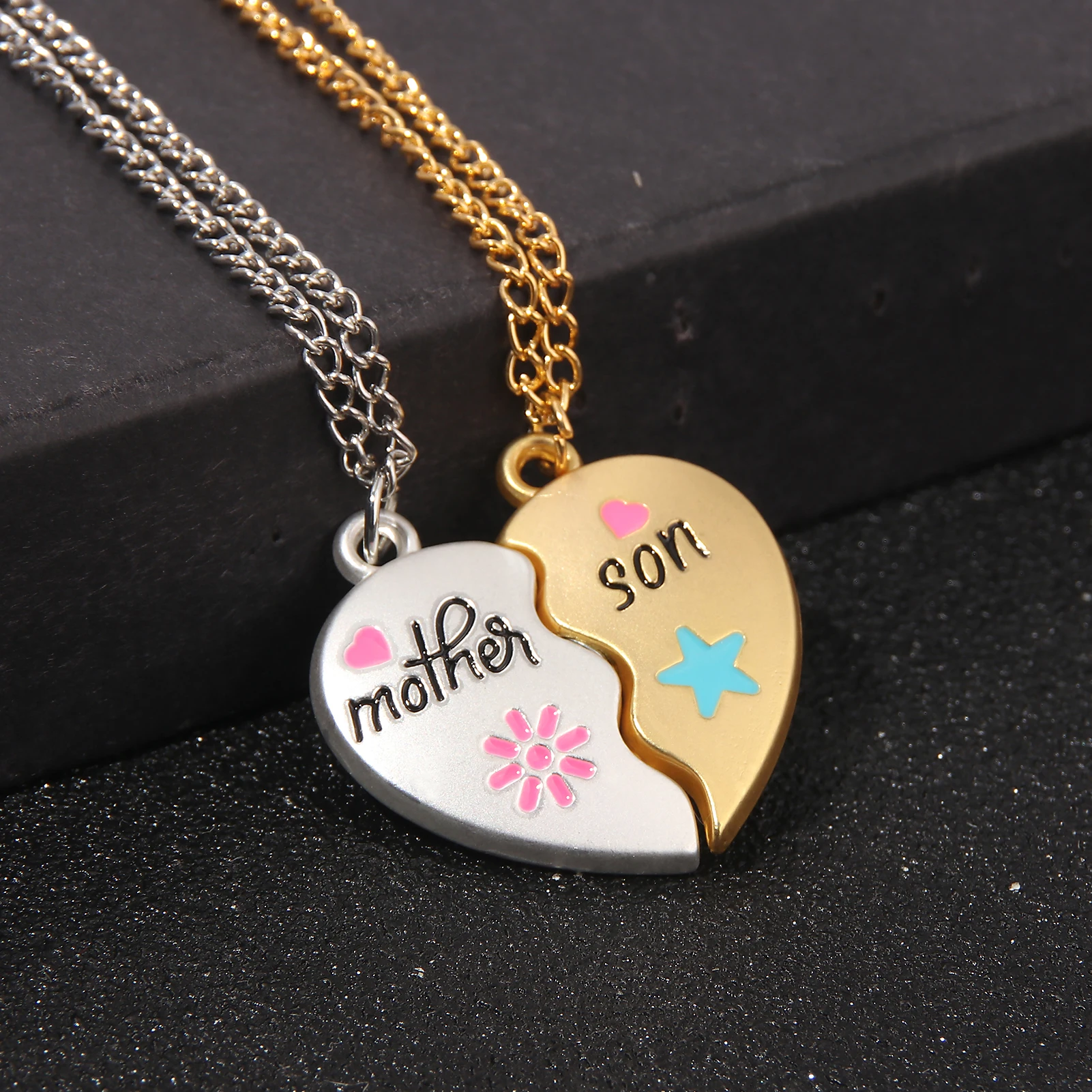 Mother Daughter Necklace Mommy Necklace 14k Gold Mother