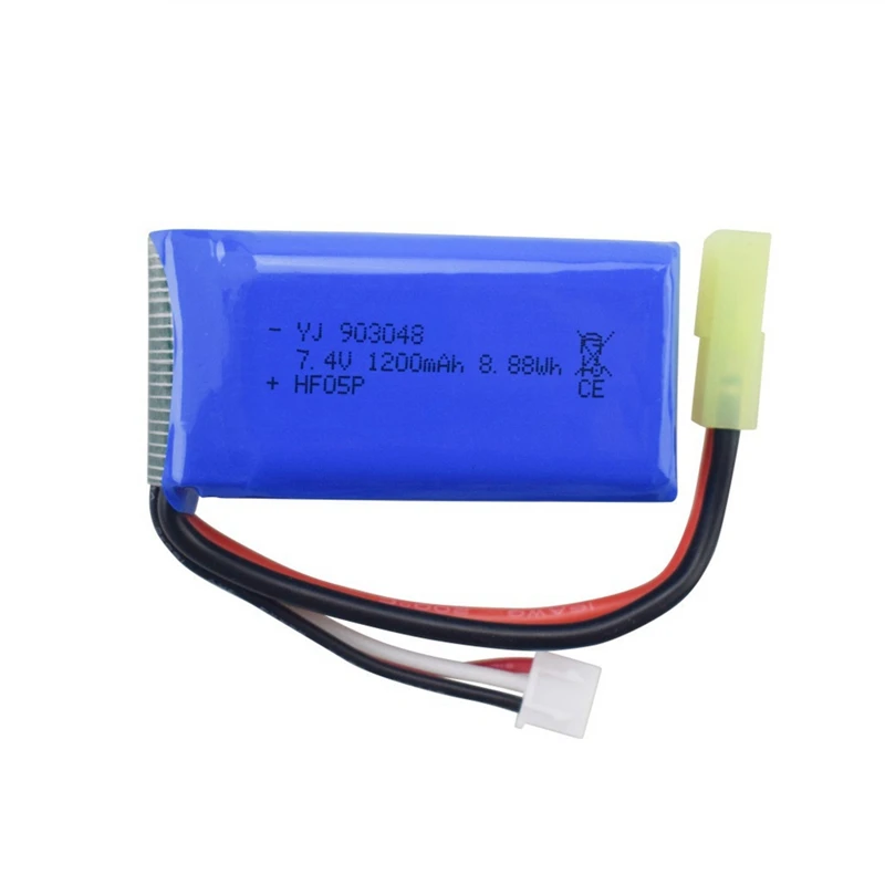 Подходит для 9301E 9302E 9303E 9300 RC Car 7,4 V 1200Mah высокоскоростные запчасти Пульт дистанционного управления автомобильный аккумулятор замена