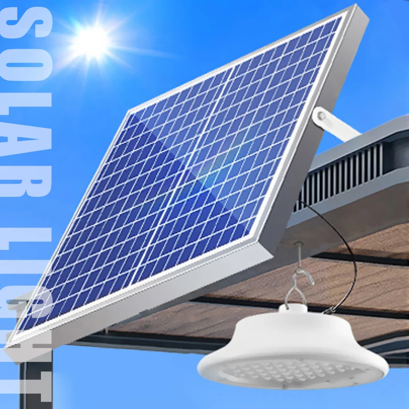 

Led solar light Indoor Solar ceiling lights home solar light with Remote solar panl 5m Lines Corridor light for Decor lighting