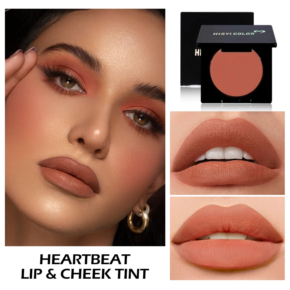 Velvety Matte Lip & Cheek Tint — Soft Finish, Easy Blend, Long-Wear Waterproof for Winter & Holiday Glam.