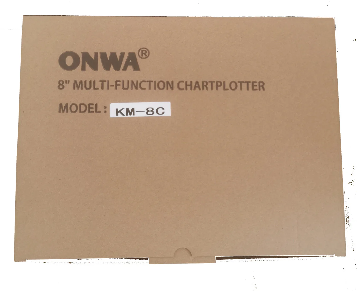ONWA KM-8C 8-inch GPS Chart Plotter with GPS Fish Finder/depth sounder/Echo sounder (supports Expanded Features)+fish transducer