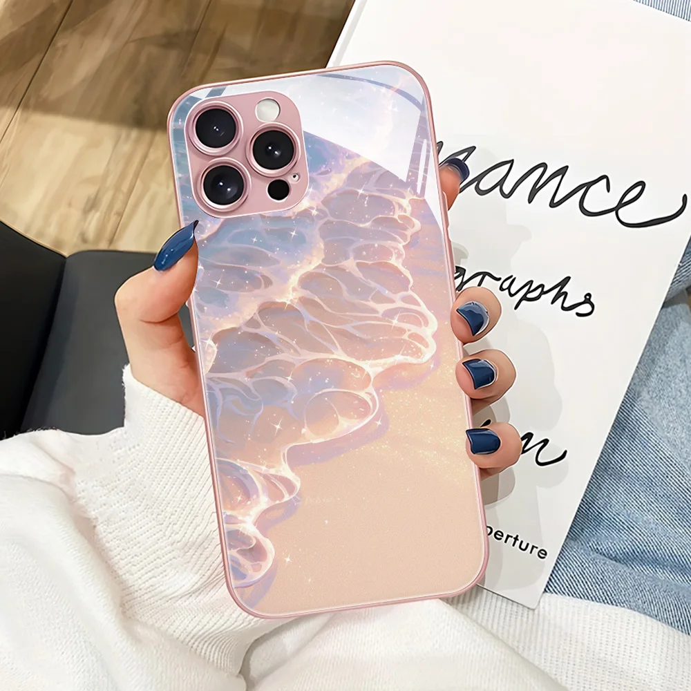 For Samsung A56 5G Tempered Glass Phone Case Samsung A55 A 56 5G A54 A53 A52 A52S A51 A17 A16 A15 A36 A34 A26 A25 A24 Case Cover