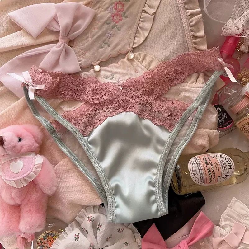 Bragas De M XL Para Mujer, Ropa Interior Sexy De Encaje, Calzoncillos
