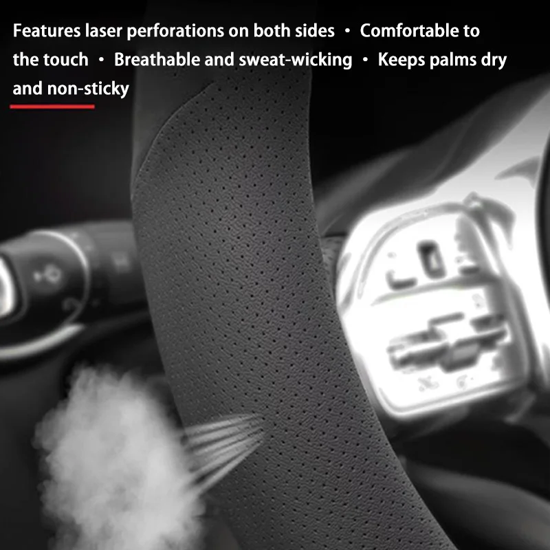 Premium Car Steering Wheel Cover - Luxurious Interior Upgrade Accessory