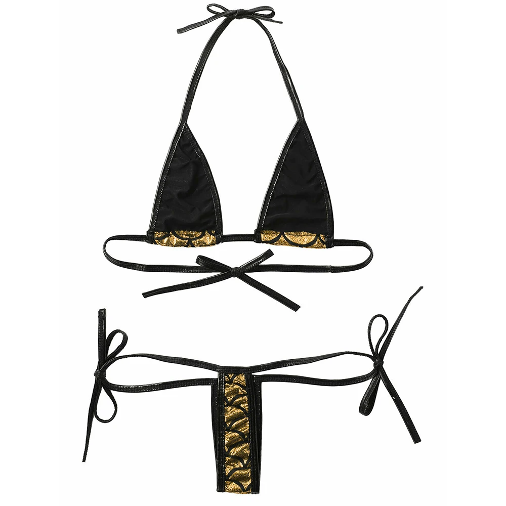 

Lingerie Women Swimwear Brazilian Exotic Bikini G-String Thong Womens Bikini Set Swimwear Swimsuit Underwear For Summer Party