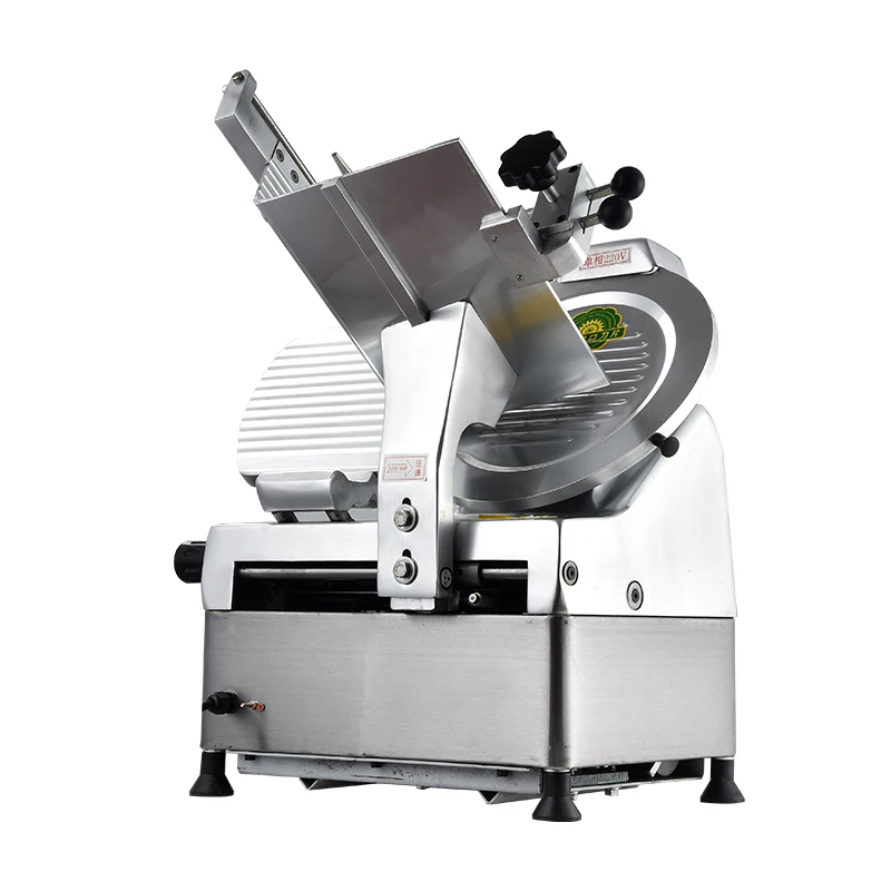 Stainless Steel Electric Vertical Commercial Automatic Cutting Machine Cheese Mutton Beef Ham Frozen Meat Slicing Slicer Machine 2
