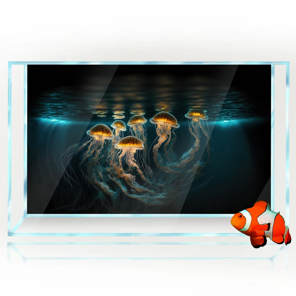 JUBMACH Póster de Fondo de Acuario Premium - Chile