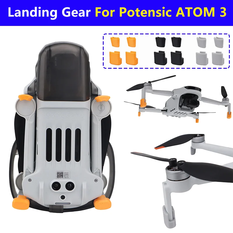 Train d'atterrissage anti-usure pour drone Potensic ATOM 3 - 3 couleurs