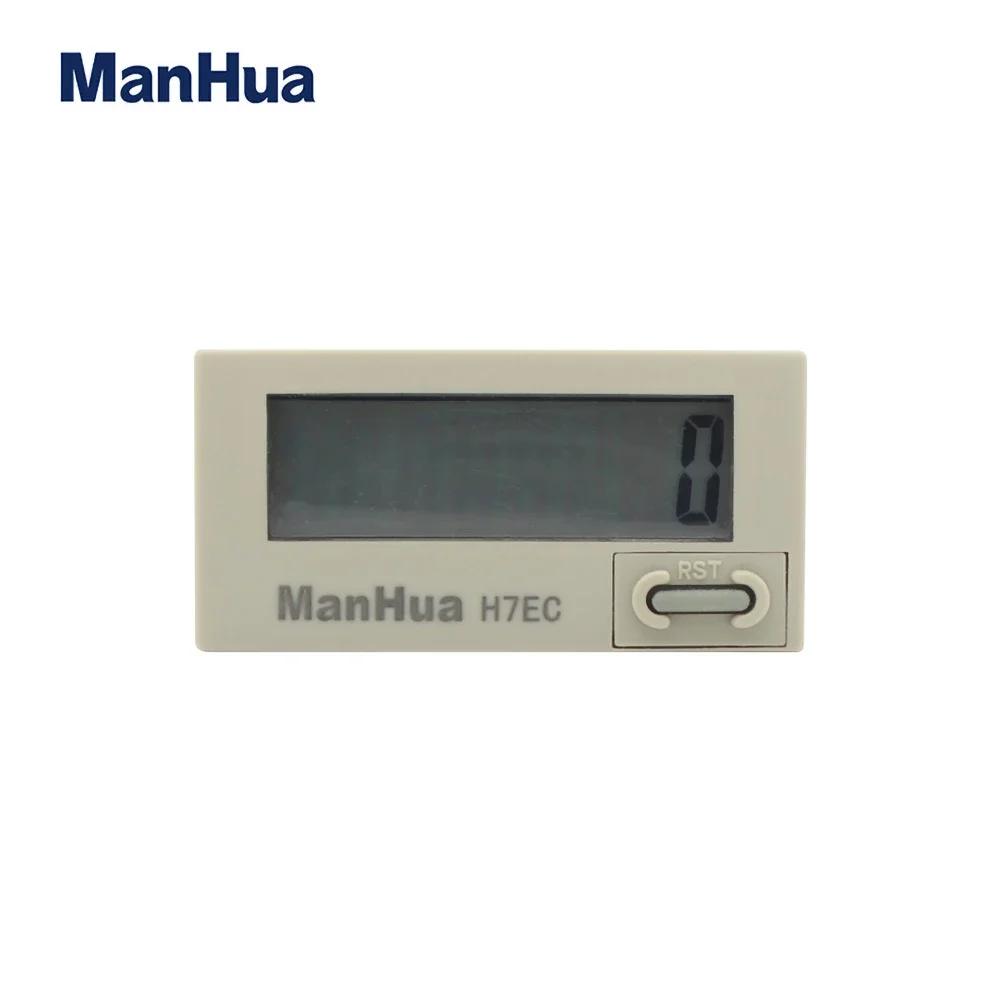 

Встроенный литиевый счетчик батарей ManHua H7EC-N, автономный, с долгим сроком службы, цифровой счетчик без входного напряжения