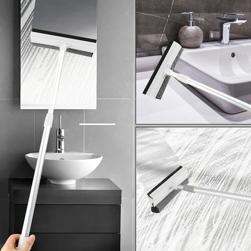 Window Cleaner Mop for Bathroom Mirror Long Handle Telescopic Window Multi-function Squeegee Wiper Home Glass Cleaning Tools window cleaning squeegee,window cleaner,window cleaning tool,glass scraper,glass window scraper,cleaning squeegee,cleaning mop,scraper tool,scraper cleaner