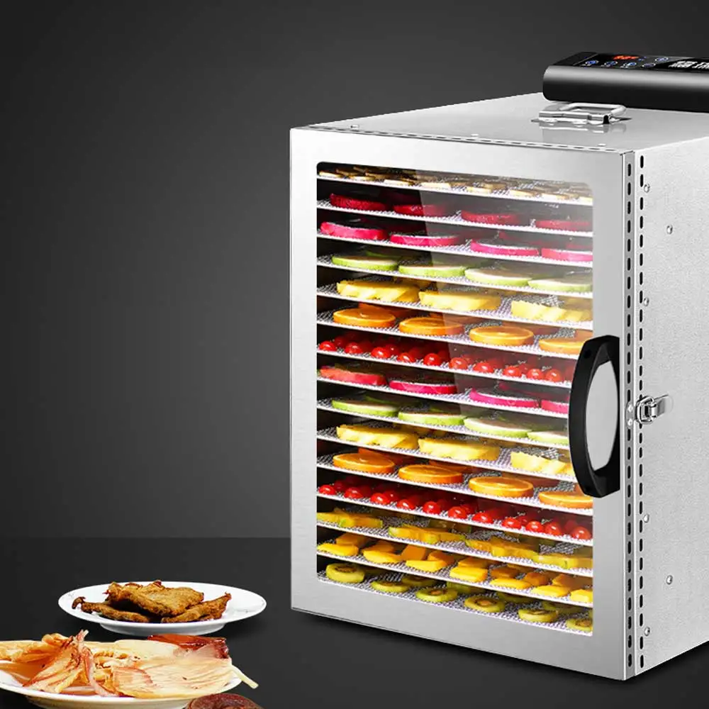 Commercial 16 Layers Vegatable Dehydrator Frutas Deshidratadas Food Dryer  Stainless Steel Deshidratador - AliExpress