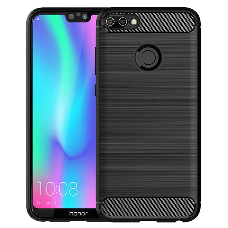 Модный противоударный силиконовый чехол для Honor 9i, чехлы из углеродного волокна для Honor 9i Huawei, задняя крышка, оболочка, чехлы