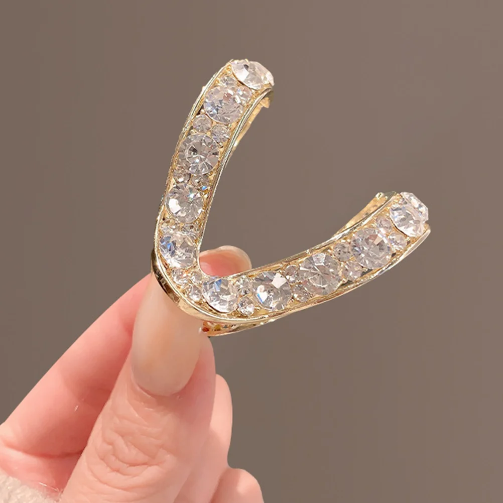 

Claw Clip High Ponytail Gripper Hair Accessories for Women Thin Clips Thick Decorative Metal Temperament Miss