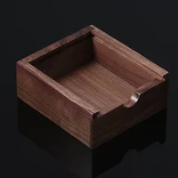 4.13x3.74x1.46inch Wood Box Free Engraving Name Maple Square Wooden Storage Box for Jewelry Or Collect Accessories Wood Decor 2