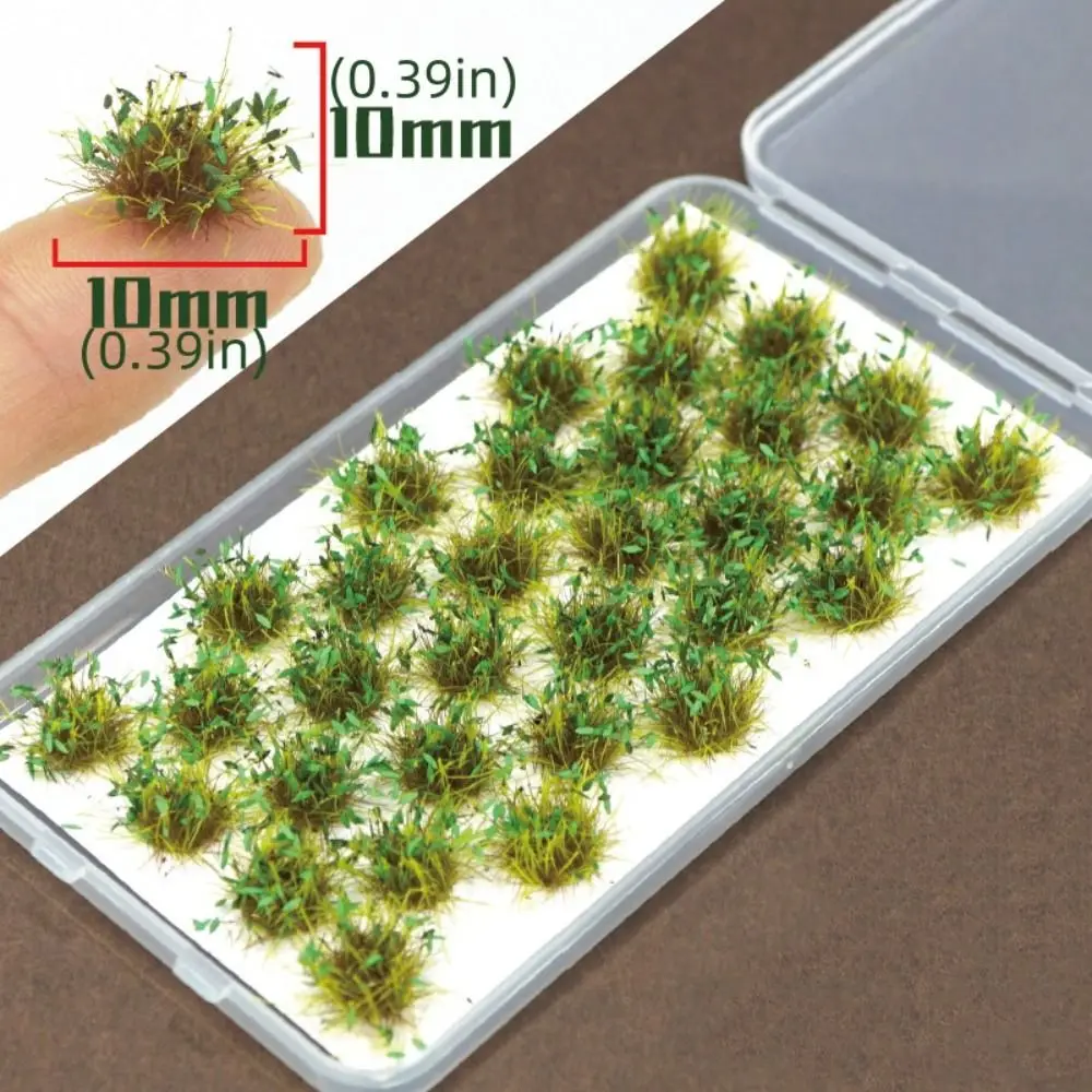 Sharp Leafed Grass Clusters Model Artificial Grass Model Making Miniature Grass Bushes Resin Railway Train Small Grass Model