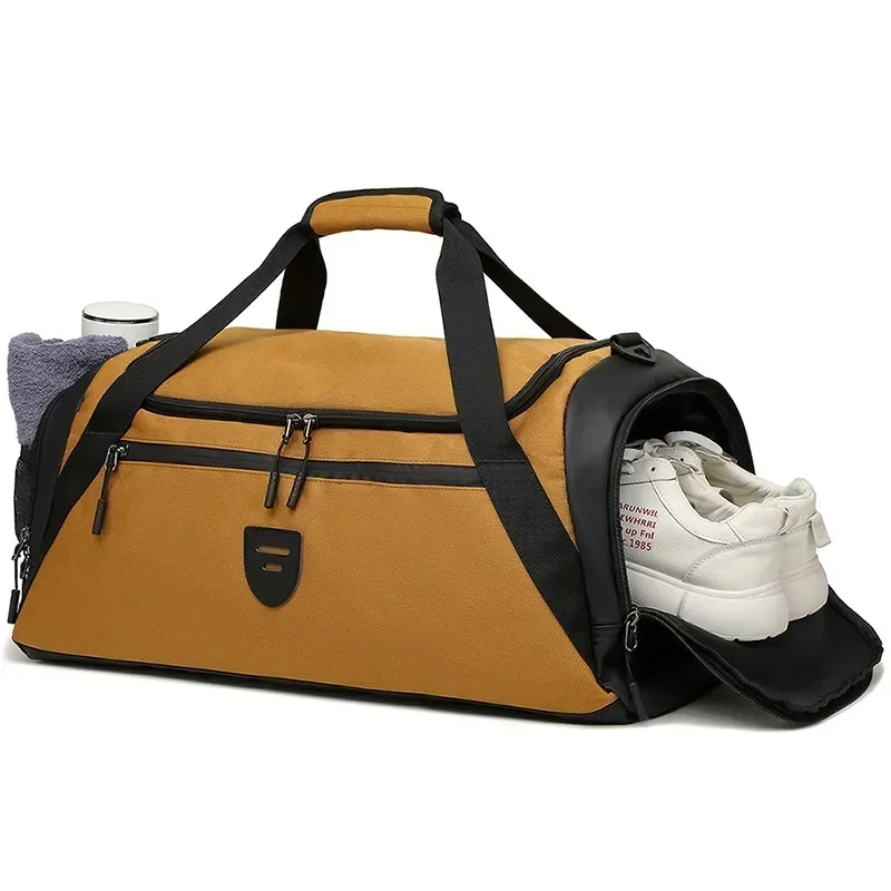 Men Sports Bag Large Capacity Travel Bag with Shoes Compartment Dry Wet Pocket Gym Bag Workout Dance Sports Gym Backpack