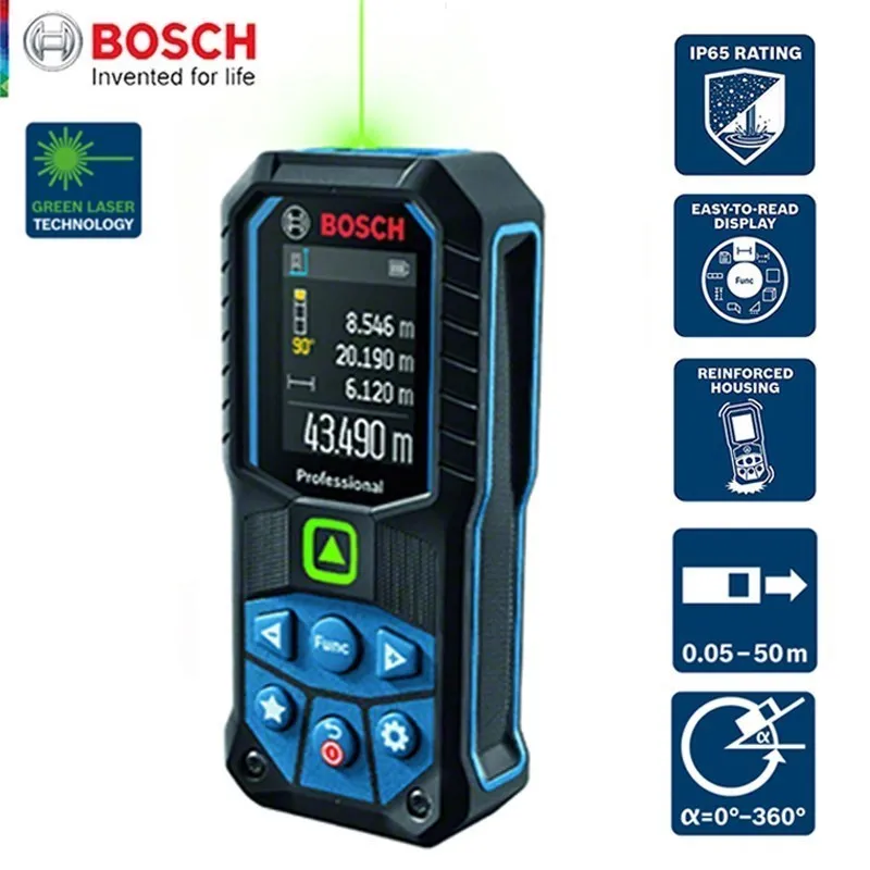 Bosch GLM5023G Professional Green Laser Rangefinder 2in1 Laser