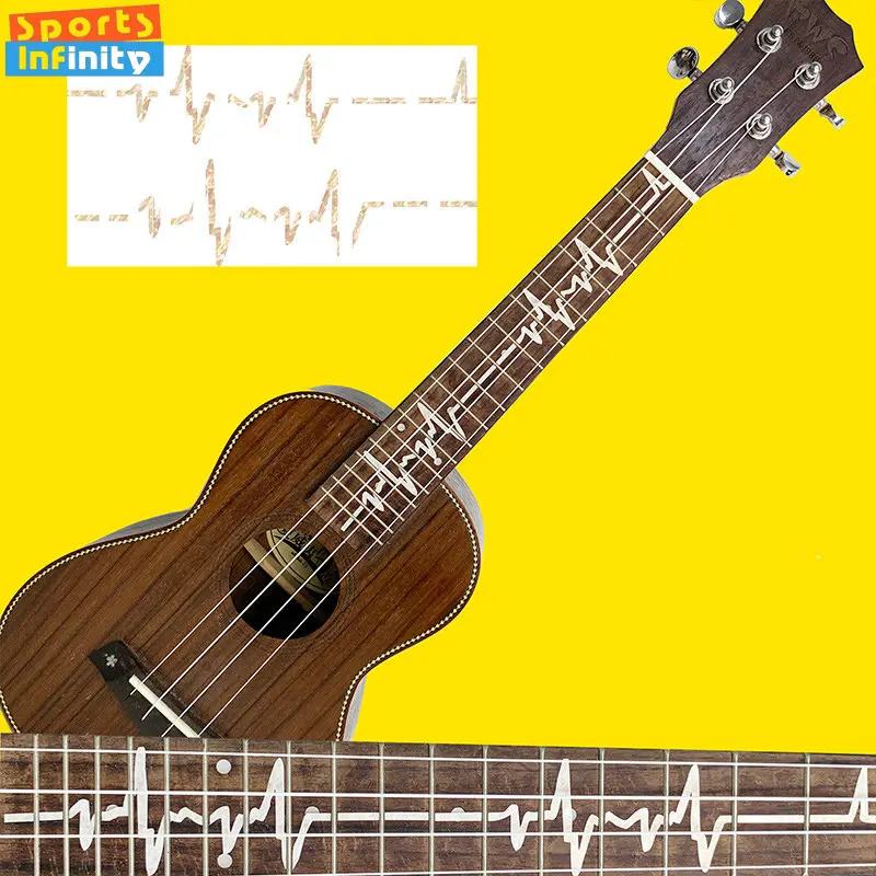 UkuleleFingerboardDIYDecorColorStickersFretboardDecalInlay