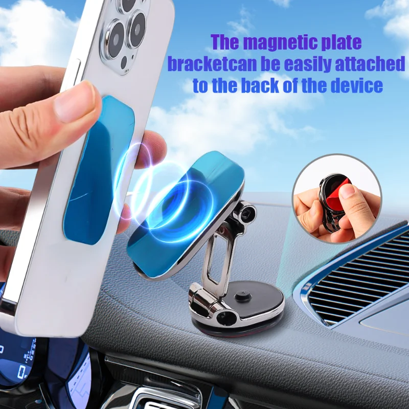 Magnetische Auto Telefon Halter Faltbare 1080 ° Rotation GPS Unterstützung  Auto Dashboard Air Vent Desktop Multifunktionale Handy Halterung -  AliExpress