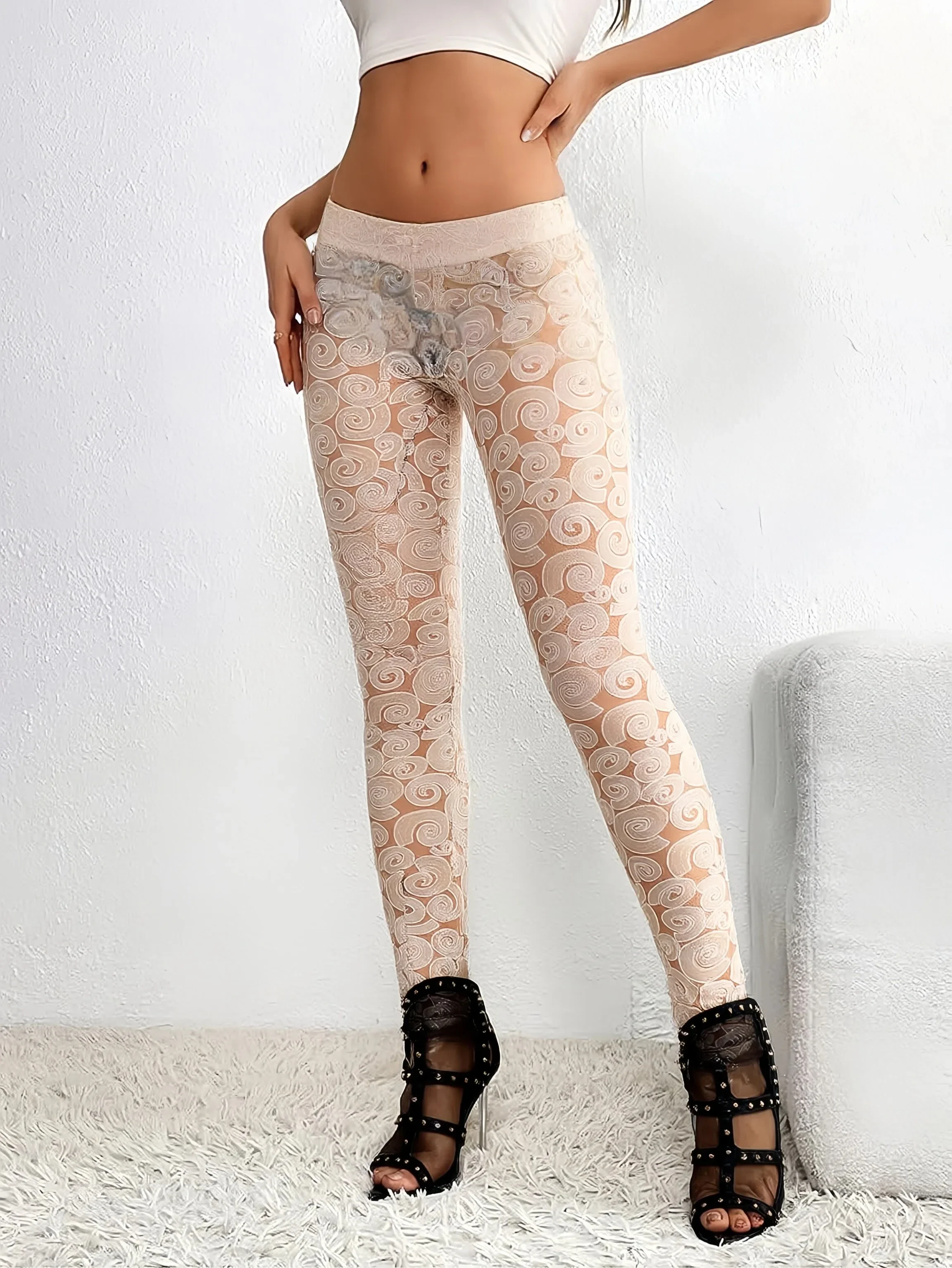Women's Leggings Sport Gym Leggings Tights Pants Casual Slim Printed Fitness Yoga Raises Butt Girl Leggings - 5