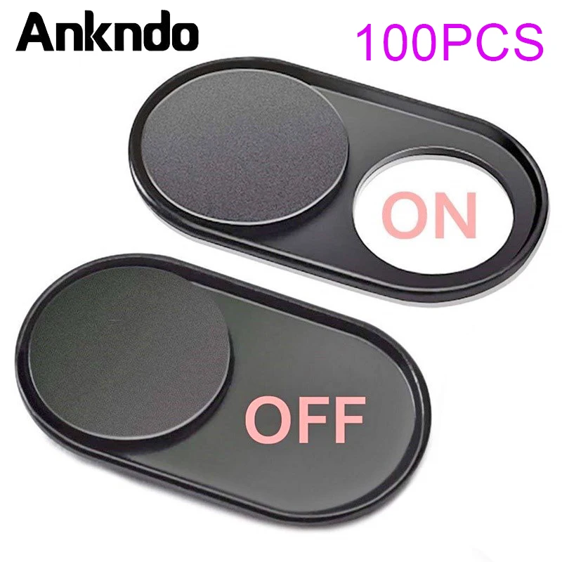 Ankndo Webcam Cover 100 Pezzi Per Iphone Macbook Laptop Privacy Sticker Telefono Cellulare Antispy Cover Slider Tablet Camera Cover
