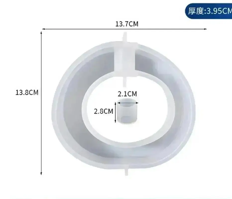 Epoxy Resin Crystal Glue Mold Oval Square Hydroponics Test Tube Flower Nursery Table Vase Silicone Mold Epoxy Resin Molds