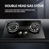 Household Energy-Saving Natural Gas Stove Liquefied Gas Stove 5.0KW Embedded Double Stove 1