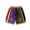 New Summer NBA star style cashew flower Mesh Short Classic Floral Printed Gym Shorts Men's Gym Basketball Sports Beach Shorts 3