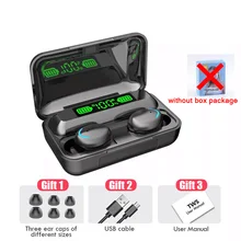  F9-5 Tws Earphone Bluetooth 5.1 Wireless Headphones Hifi Stereo Sports Waterproof Earbuds Headset Hearing Aids With Mic Handfree 