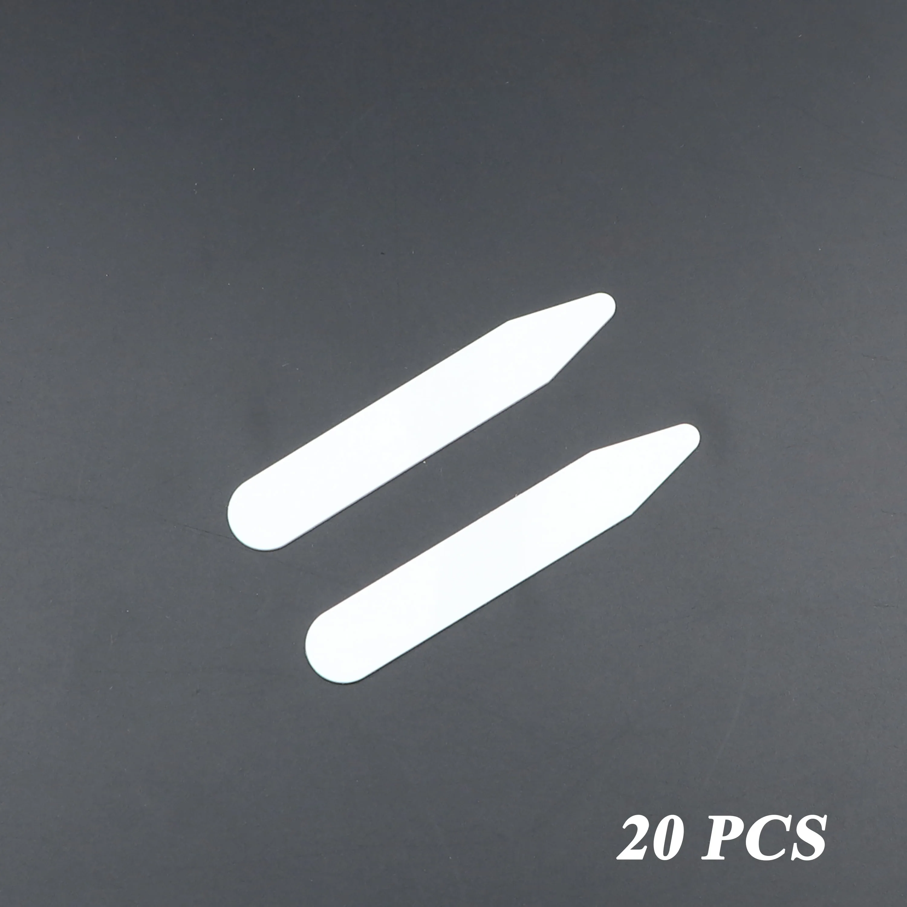 20Pcs Plastic Shirt Collar Stays For Dress Shirt Men's Gifts