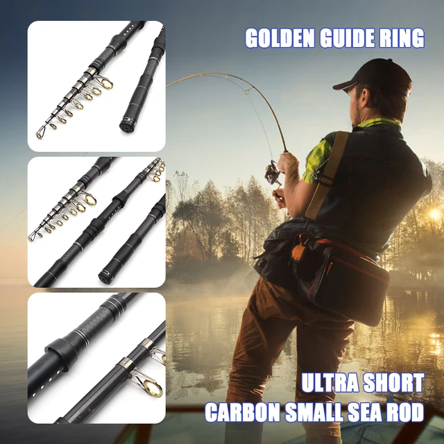 Carbon Fishing Rods Lightweight Fishing Equipment Sea Pole Sea Fishing Tool  Portable Travel Rod Fishing Lures Accessories - AliExpress