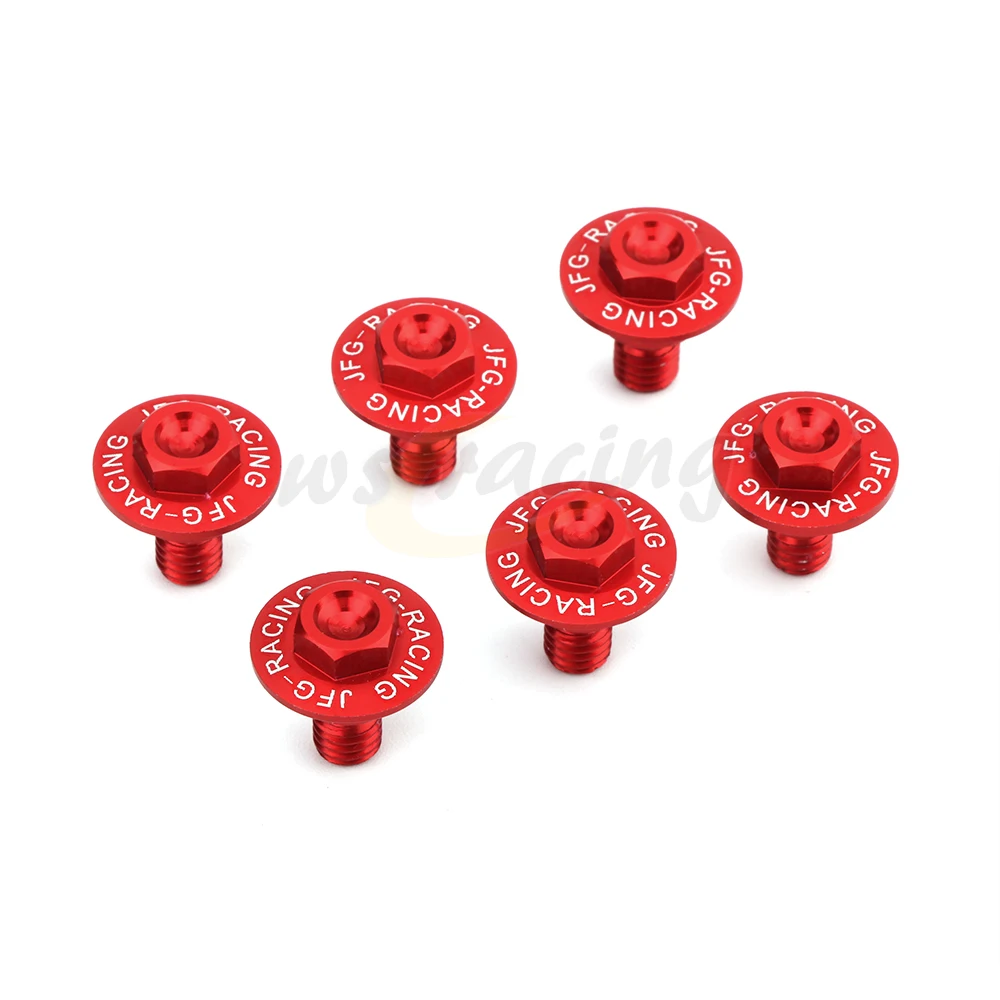 혼다 CR 125R 250R CRF250X CRF450R CRF450X CRF450RX CRF 250 랠리 450R XR 400 CR85R 오토바이 프론트 포크 가드 볼트 나사