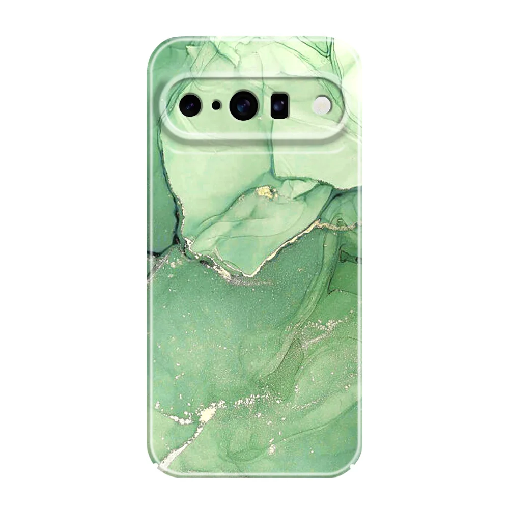 Gold Marble Hard Cover Phone Case with 5G Film Finish
