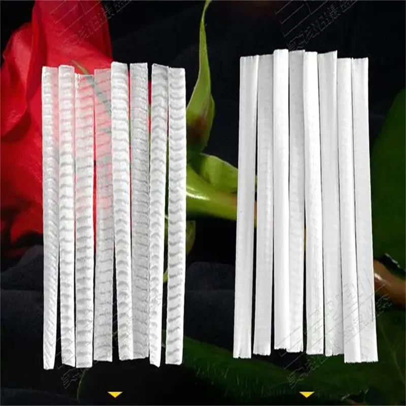 100개입 흰색 12cm 정원망 꽃 보호 커버 식물 보호망 장미망 꽃봉오리 보호 꽃..