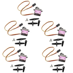 Set of 5/10 MG90S 360° All - Metal Gear 9g Servos - Upgraded Version (MG90S 360 5pcs)