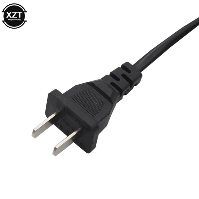 60cm 2-poliges Wechselstrom kabel eu us Stecker hochwertiges Anschluss kabel  für Desktop-Laptop - AliExpress