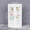 1:12 Dollhouse Mini Furniture Model Bathroom Micro Scene White Shower Room 5